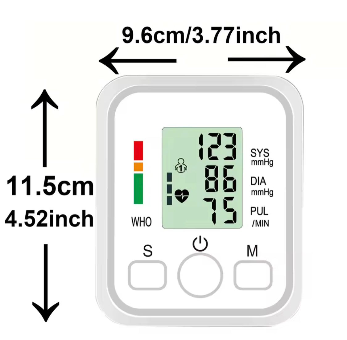 Digital Blood Pressure Monitor, Pressure Sensor Monitor Blood Pressure Equipment, Blood Pressure Monitor Kit, LED Display Medical Device Digital Blood Pressure Monitor, Pressure Sensor Monitor Blood Pressure Equipment, Blood Pressure Monitor Kit, LED Display Medical Device